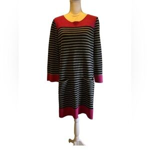 Eliza J striped Sweater Dress